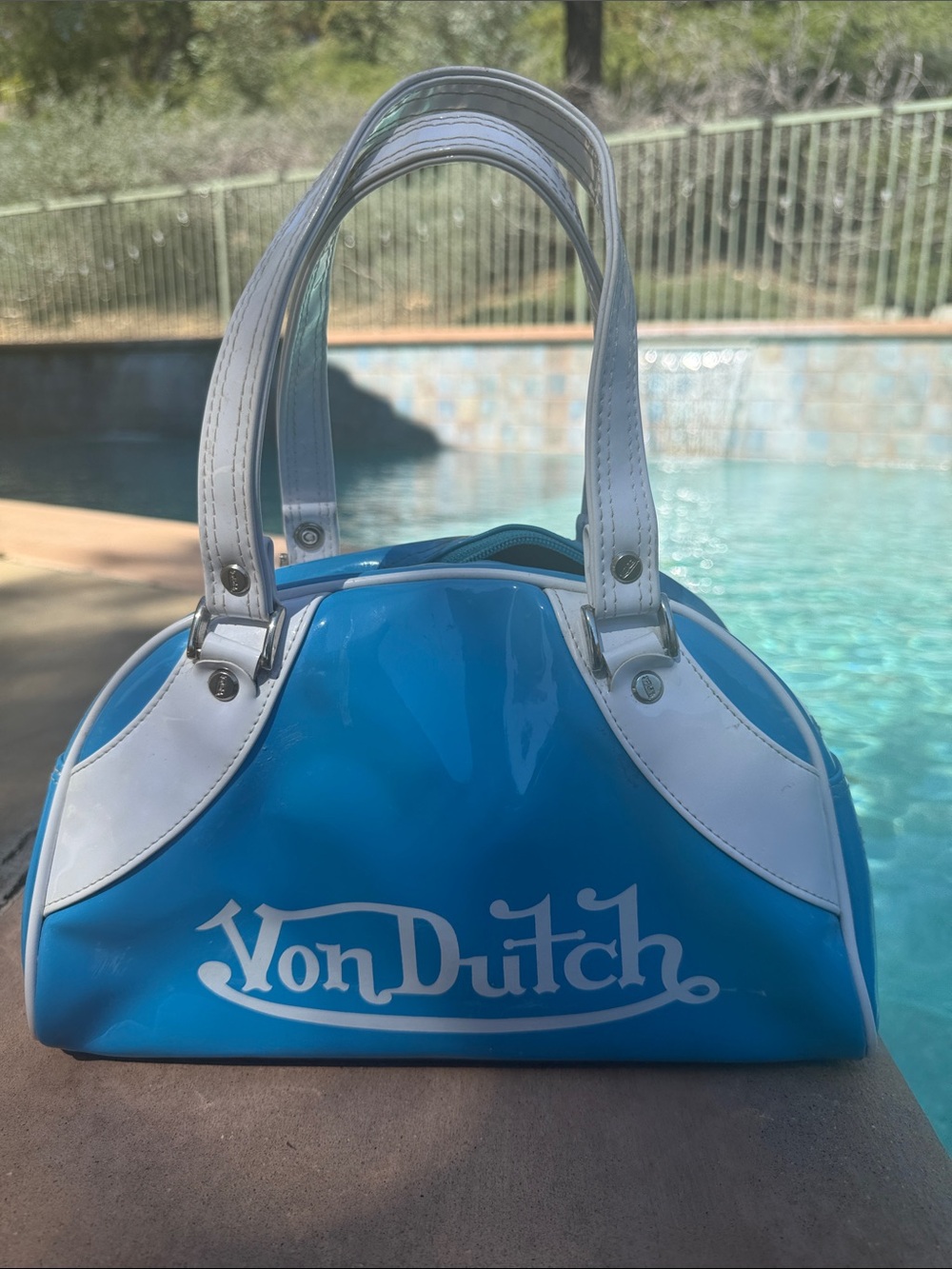 VINTAGE KUSTOMMADE VON DUTCH Y2K BOWLER BAG!